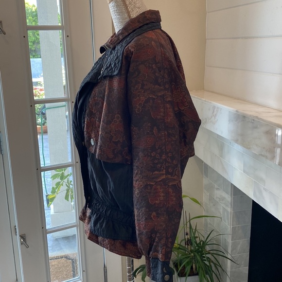 Vintage Lavon Foral Brocaade Lightweight Jacket Size PS - Picture 4 of 13